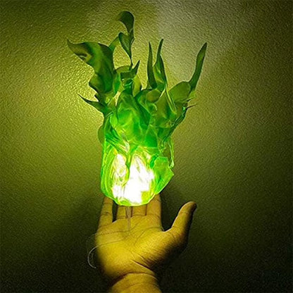 New Halloween Floating Fireball Prop Funny Luminous Floating Handheld Flame Ball 2025 Party Cosplay Supplies Decoration