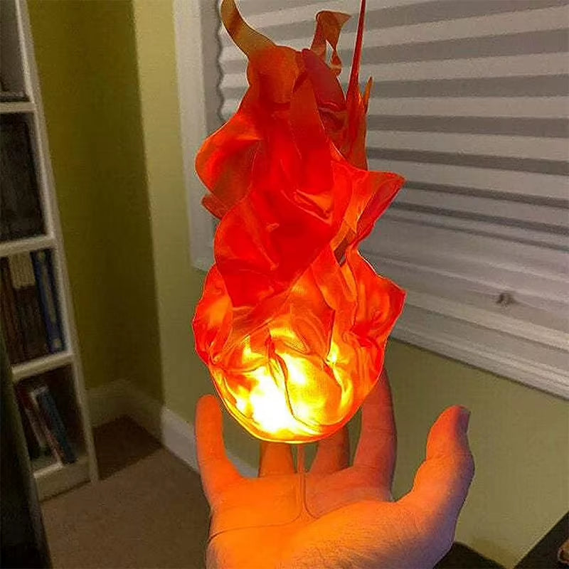 New Halloween Floating Fireball Prop Funny Luminous Floating Handheld Flame Ball 2025 Party Cosplay Supplies Decoration