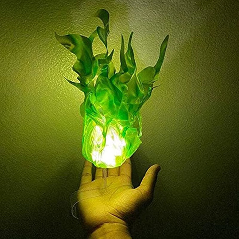 New Halloween Floating Fireball Prop Funny Luminous Floating Handheld Flame Ball 2025 Party Cosplay Supplies Decoration