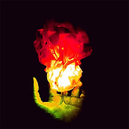 New Halloween Floating Fireball Prop Funny Luminous Floating Handheld Flame Ball 2025 Party Cosplay Supplies Decoration